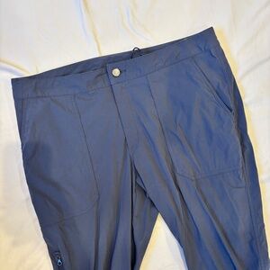 Columbia Women’s Hiking Capri Pants Size 14 Blue Quick-Dry Outdoor